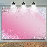 Lofaris Blue Silver Diamond Sparkling Pink Backdrop For Party